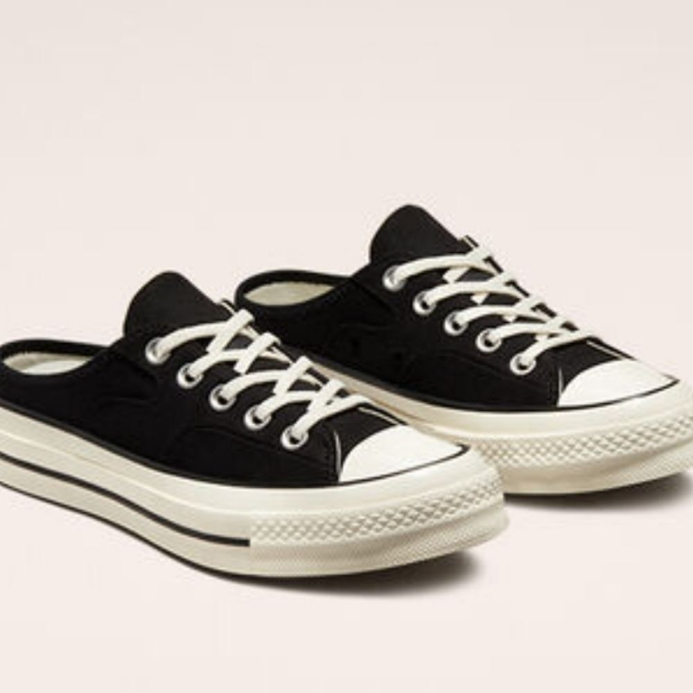 Converse Chuck 70 Ox‎ Mule Recycled Canvas- Black/Egret